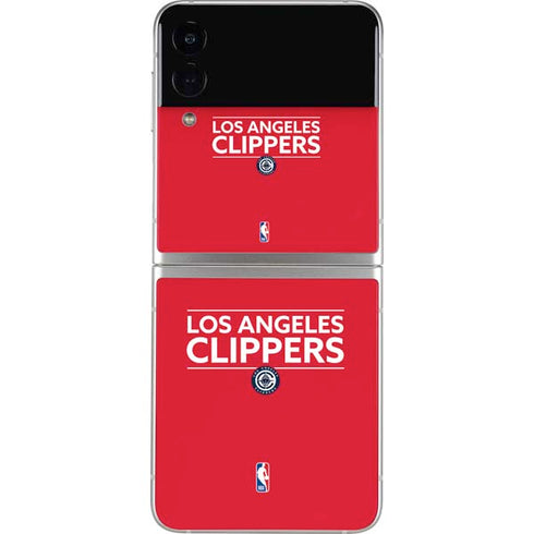 NBA Los Angeles Clippers Standard Red Galaxy Z Flip3 5G Skin