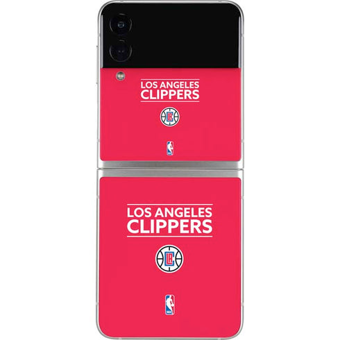NBA Los Angeles Clippers Standard Red Galaxy Z Flip4 5G Skin