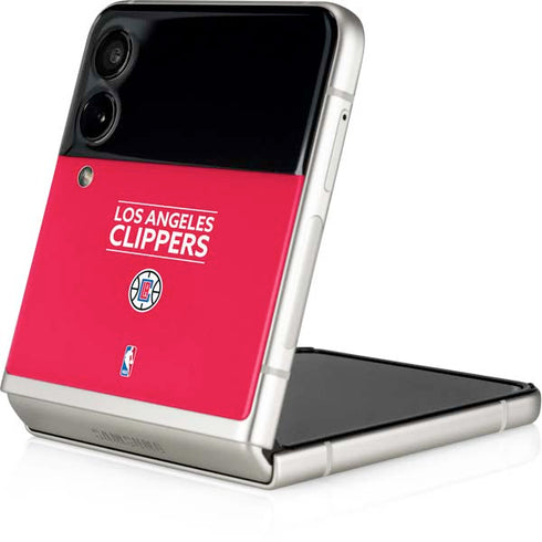 NBA Los Angeles Clippers Standard Red Galaxy Z Flip4 5G Skin