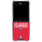 NBA Los Angeles Clippers Standard Red Galaxy Z Flip5 5G Clear Case