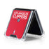 NBA Los Angeles Clippers Standard Red Galaxy Z Flip5 5G Clear Case