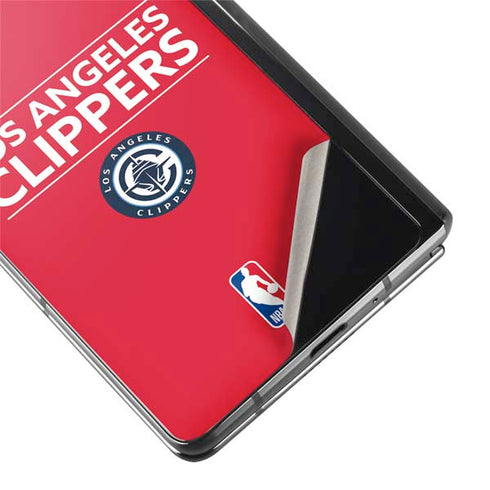 NBA Los Angeles Clippers Standard Red Galaxy Z Fold2 5G Skin