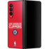 NBA Los Angeles Clippers Standard Red Galaxy Z Fold3 5G Skin