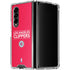 NBA Los Angeles Clippers Standard Red Galaxy Z Fold4 5G Clear Case