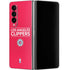 NBA Los Angeles Clippers Standard Red Galaxy Z Fold4 5G Skin
