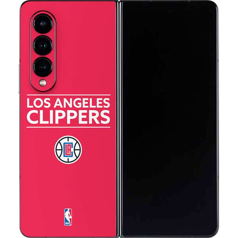 NBA Los Angeles Clippers Standard Red Galaxy Z Fold4 5G Skin
