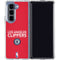 NBA Los Angeles Clippers Standard Red Galaxy Z Fold5 5G Clear Case