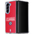NBA Los Angeles Clippers Standard Red Galaxy Z Fold5 5G Clear Case