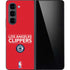 NBA Los Angeles Clippers Standard Red Galaxy Z Fold5 5G Skin