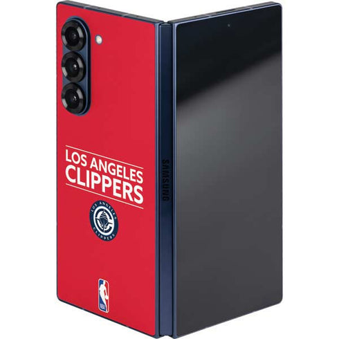 NBA Los Angeles Clippers Standard Red Galaxy Z Fold6 Skin