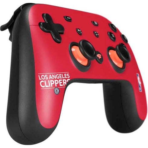 NBA Los Angeles Clippers Standard Red Google Stadia Controller Skin