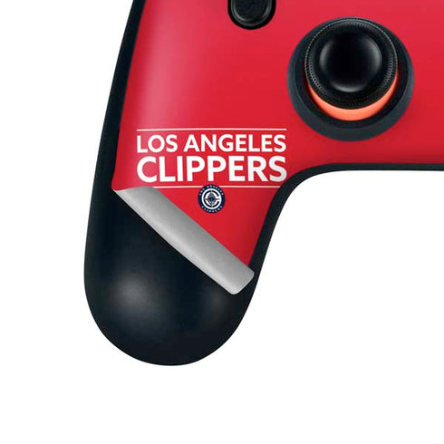 NBA Los Angeles Clippers Standard Red Google Stadia Controller Skin