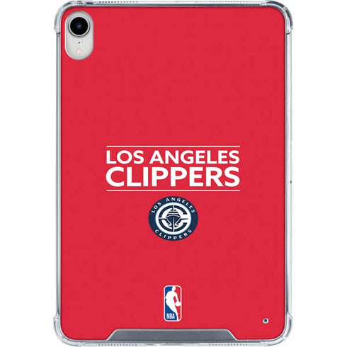 NBA Los Angeles Clippers Standard Red iPad 11th Gen (2025) Clear Case