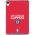 NBA Los Angeles Clippers Standard Red iPad 11th Gen (2025) Clear Case