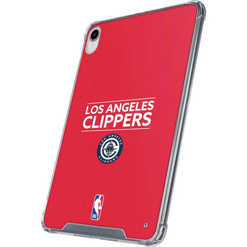 NBA Los Angeles Clippers Standard Red iPad 11th Gen (2025) Clear Case