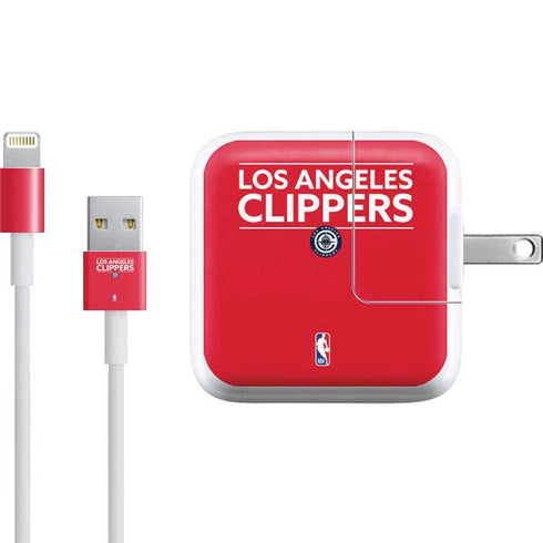 NBA Los Angeles Clippers Standard Red iPad Charger (10W USB) Skin