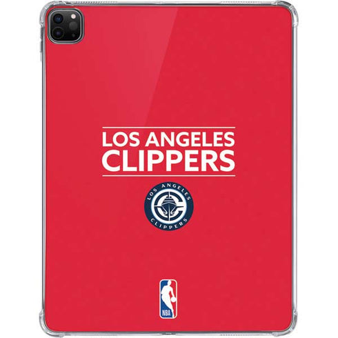 NBA Los Angeles Clippers Standard Red iPad Pro 11in (2024) Clear Case