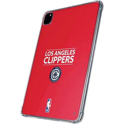 NBA Los Angeles Clippers Standard Red iPad Pro 11in (2024) Clear Case