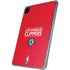NBA Los Angeles Clippers Standard Red iPad Pro 11in (2024) Clear Case