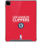 NBA Los Angeles Clippers Standard Red iPad Pro 12.9in (2020) Clear Case