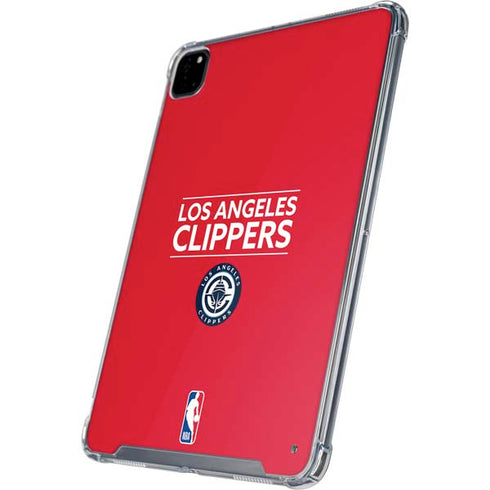 NBA Los Angeles Clippers Standard Red iPad Pro 12.9in (2020) Clear Case