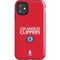NBA Los Angeles Clippers Standard Red iPhone 11 Impact Case