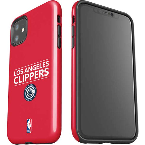 NBA Los Angeles Clippers Standard Red iPhone 11 Impact Case