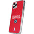 NBA Los Angeles Clippers Standard Red iPhone 11 Pro Clear Case