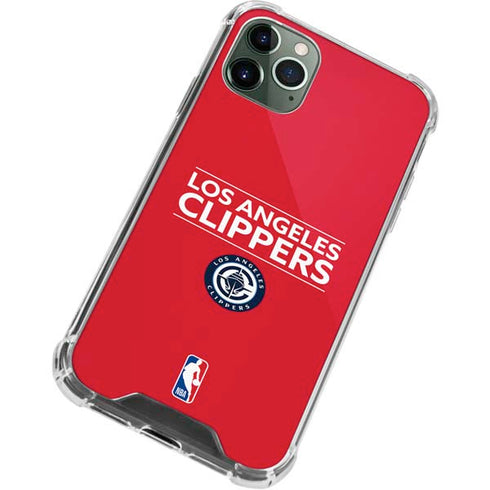 NBA Los Angeles Clippers Standard Red iPhone 11 Pro Max Clear Case
