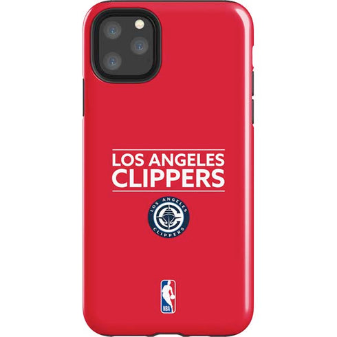 NBA Los Angeles Clippers Standard Red iPhone 11 Pro Max Impact Case