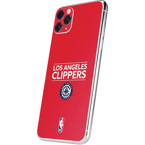 NBA Los Angeles Clippers Standard Red iPhone 11 Pro Max Skin
