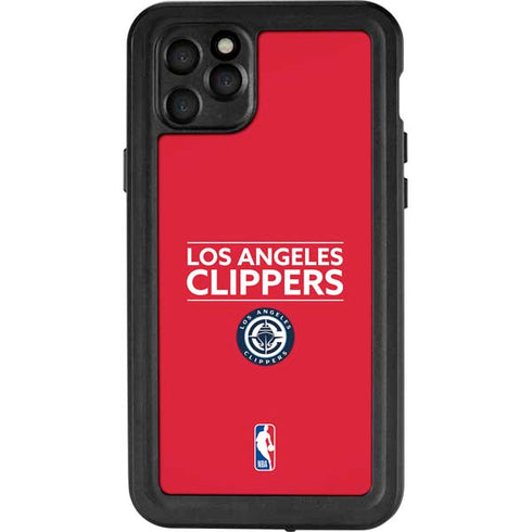 NBA Los Angeles Clippers Standard Red iPhone 11 Pro Max Waterproof Case