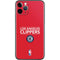 NBA Los Angeles Clippers Standard Red iPhone 11 Pro Skin