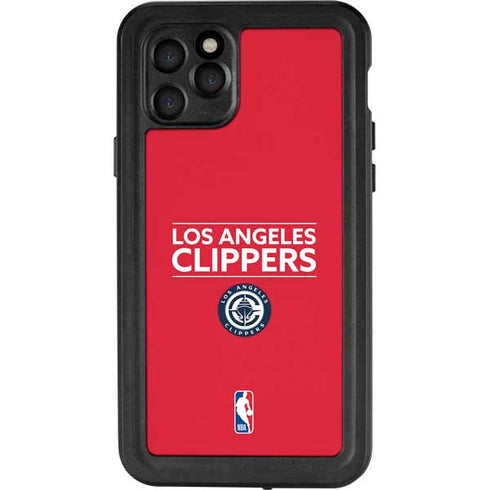 NBA Los Angeles Clippers Standard Red iPhone 11 Pro Waterproof Case