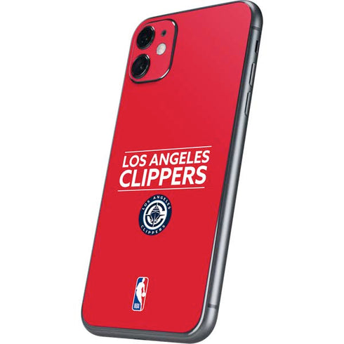 NBA Los Angeles Clippers Standard Red iPhone 11 Skin