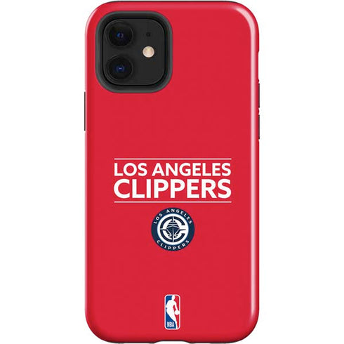 NBA Los Angeles Clippers Standard Red iPhone 12 Impact Case