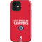 NBA Los Angeles Clippers Standard Red iPhone 12 Impact Case
