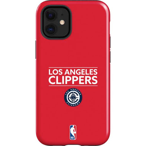 NBA Los Angeles Clippers Standard Red iPhone 12 Mini Impact Case