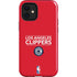 NBA Los Angeles Clippers Standard Red iPhone 12 Mini Impact Case