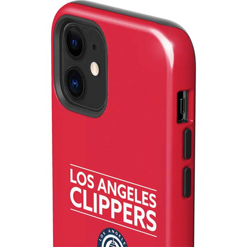 NBA Los Angeles Clippers Standard Red iPhone 12 Mini Impact Case