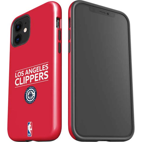 NBA Los Angeles Clippers Standard Red iPhone 12 Mini Impact Case