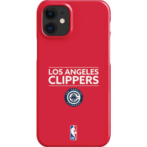 NBA Los Angeles Clippers Standard Red iPhone 12 Mini Lite Case