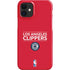 NBA Los Angeles Clippers Standard Red iPhone 12 Mini Lite Case