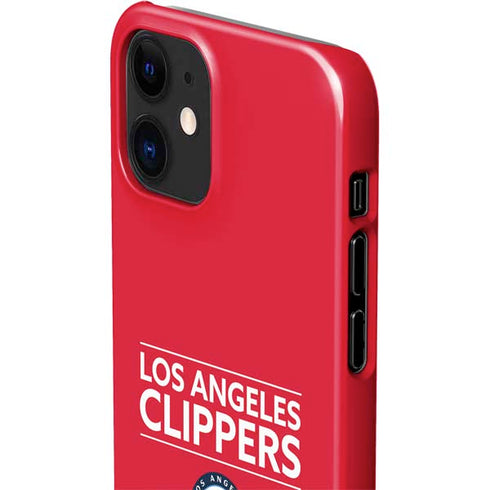 NBA Los Angeles Clippers Standard Red iPhone 12 Mini Lite Case