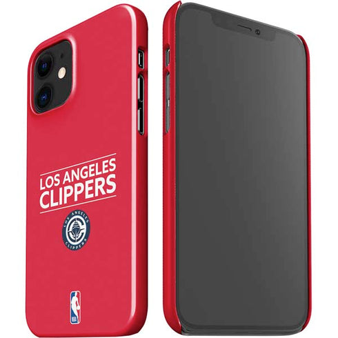 NBA Los Angeles Clippers Standard Red iPhone 12 Mini Lite Case