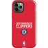 NBA Los Angeles Clippers Standard Red iPhone 12 Pro Impact Case