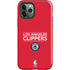 NBA Los Angeles Clippers Standard Red iPhone 12 Pro Max Impact Case