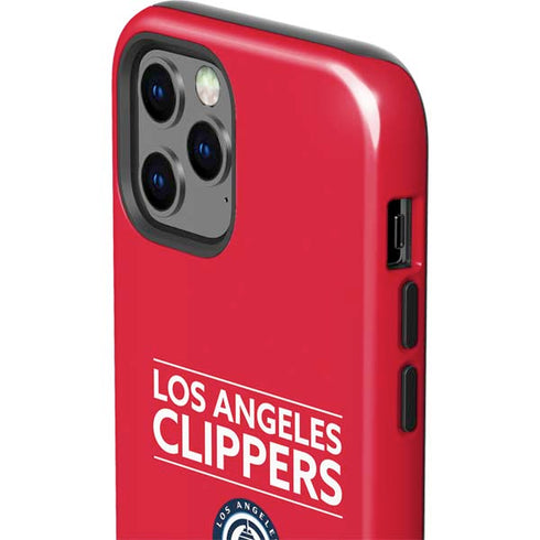 NBA Los Angeles Clippers Standard Red iPhone 12 Pro Max Impact Case