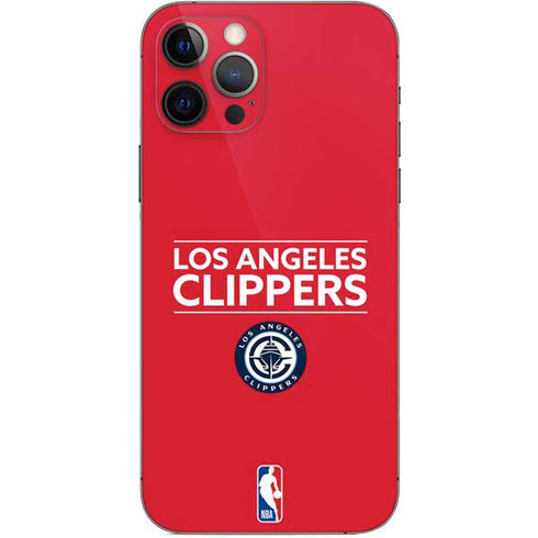 NBA Los Angeles Clippers Standard Red iPhone 12 Pro Skin
