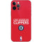 NBA Los Angeles Clippers Standard Red iPhone 12 Pro Skin